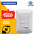 Conjunto Embutir Modular 3 Interruptores Aria 3 Simples - Imagem 1