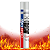 Tinta Spray Baston Alta Temperatura Branco Fosco 250ml - Imagem 2