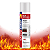 Tinta Spray Baston Alta Temperatura Branco Fosco 350ml - Imagem 2