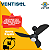 Ventilador de Teto Ventisol Mistral LED Inverter Preto - Imagem 1