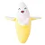 Brinquedo Pelucia Pet mordedor Banana Creck 15cm com apito - Imagem 2