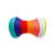 Brinquedo Pelucia Osso Colorido para Cães c/ apito 15cm - Imagem 1