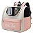 Mochila Pet Hello Cat Rosa C/cinza Es - Imagem 1