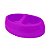 Comedouro 1000ml Duplo Roxo Neon - Imagem 1