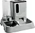 Comedouro E Bebedouro Premium Cinza - Imagem 1