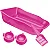 Kit Bandeja Gato Rosa - Nova Durapet - Imagem 1