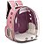 Mochila Bolsa Transporte Astronauta Rosa - Imagem 1