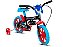 Bicicleta Infantil Sonic Aro 12 Preta e Azul - Imagem 1