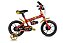 Bicicleta Infantil Hero Boy Aro 12 Vermelho e Dourado - Imagem 1