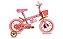 Bicicleta Infantil Princy Aro 12 Rosa e Dourado - Imagem 1