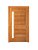 Porta Pivotante Horizontal com Visor - Madeira Maciça - Angelim - Imagem 1