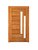 Porta Pivotante Horizontal com Visor Duplo - Madeira Maciça - Angelim - Imagem 1