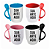 Caneca com colher e interior colorido - Imagem 2