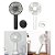 DAFUSHOP Mini Ventilador Portátil De Mão E Mesa Entrada USB Usb Recarregável - Imagem 4