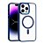 Capa Magsafe Transparente para Iphone - Azul Tamanho:14 Pro (1835) - Imagem 2