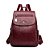 Mochila Bolsa Feminina Couro Pu Viagem, Trabalho Faculdade - Imagem 2