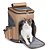 Bolsa Mochila Transporte Pet Luxo Com Rodinhas Cães Gatos Viagens - Imagem 7
