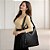 Mochila Bolsa Feminina Couro Pu Moderna Elegante Espaçosa - Imagem 9