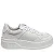 Tênis Flatform Couro Confort Branco Recortes - Imagem 1