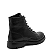 Bota Coturno Couro Preto Tratorada Cadarço - Imagem 3
