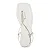 Rasteira Napa Soft Off White Bico Quadrado - Imagem 3