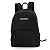 Mochila Grande Nylon Preta - Imagem 1