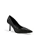 Scarpin Couro Pelica Soft Preto Salto Médio - Imagem 1