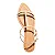 Rasteira Bico Folha Napa Knit Bege - Imagem 3