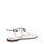 Rasteira Napa Madri Off White Metal Orgânico - Imagem 4