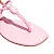 Rasteira Verniz Show Rosa Cotton - Imagem 4