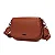 Bolsa Soft Marrom Alça Gorgurão Transversal - Imagem 2