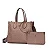 Kit Bolsa Tote Soft E Clutch Cinza - Imagem 3
