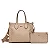 Kit Bolsa Tote Soft E Clutch Bege - Imagem 1