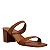 Mule Couro Confort Marrom Salto Bloco - Imagem 1