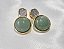 Brinco de Pedra Natural Quartzo Verde - Imagem 1