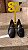 Mocassim Preto em Couro Vazado - Imagem 2