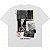 Camiseta Oversized Fire Thrown Branco - Imagem 1