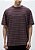 Camiseta Listrada Label Bordô - Imagem 5