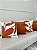 Conjunto com 4 Almofadas Bordadas Terracota - Imagem 1