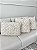 Conjunto com 3 Almofadas Tricô Origami Off White - Imagem 1