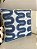Conjunto com 3 Almofadas Bordadas Azuis - Imagem 2
