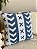 Conjunto com 3 Almofadas Bordadas Azuis - Imagem 3
