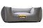 Cama Quadrada para Cachorro ou Gatos Super Luxo Cinza Tamanho:G (LP88016- - Imagem 2