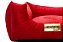 Cama Quadrada para Cachorro ou Gatos Super Luxo Luppet Vermelho (LP88016-01) - Imagem 6