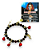Pulseira 7 pingentes- Rosa Caveira - Imagem 1