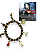 Pulseira 7 pingentes- Dama da Noite - Imagem 1