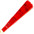 Leque Simples Cigana Paetê e Renda - Vermelho ***PROMOCIONAL *** - Imagem 2