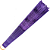 Leque Simples Cigana Paetê e Renda - Roxo - Imagem 2
