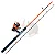 Kit Sahara Amazon Molinete 3000 + Vara 1,68 Metros 8-17lbs - Imagem 2