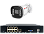 Kit 02- NVR IP Megapixel, 8 canais IP POE + 8 Canais digitais - Imagem 1